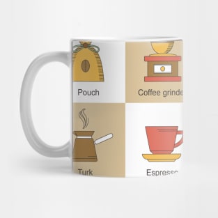 Coffee Icon Print Mug